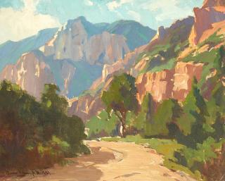 Marion Kavanagh Wachtel - A trail into the mountains