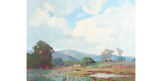 Marion Kavanagh Wachtel - Clouds Over Laguna Hills 30 1/4 x 40 1/4 in. framed 35 x 45 in.