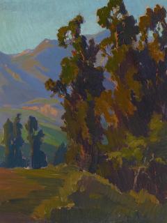 Marion Kavanagh Wachtel - Eucalyptus Trees and Foothills