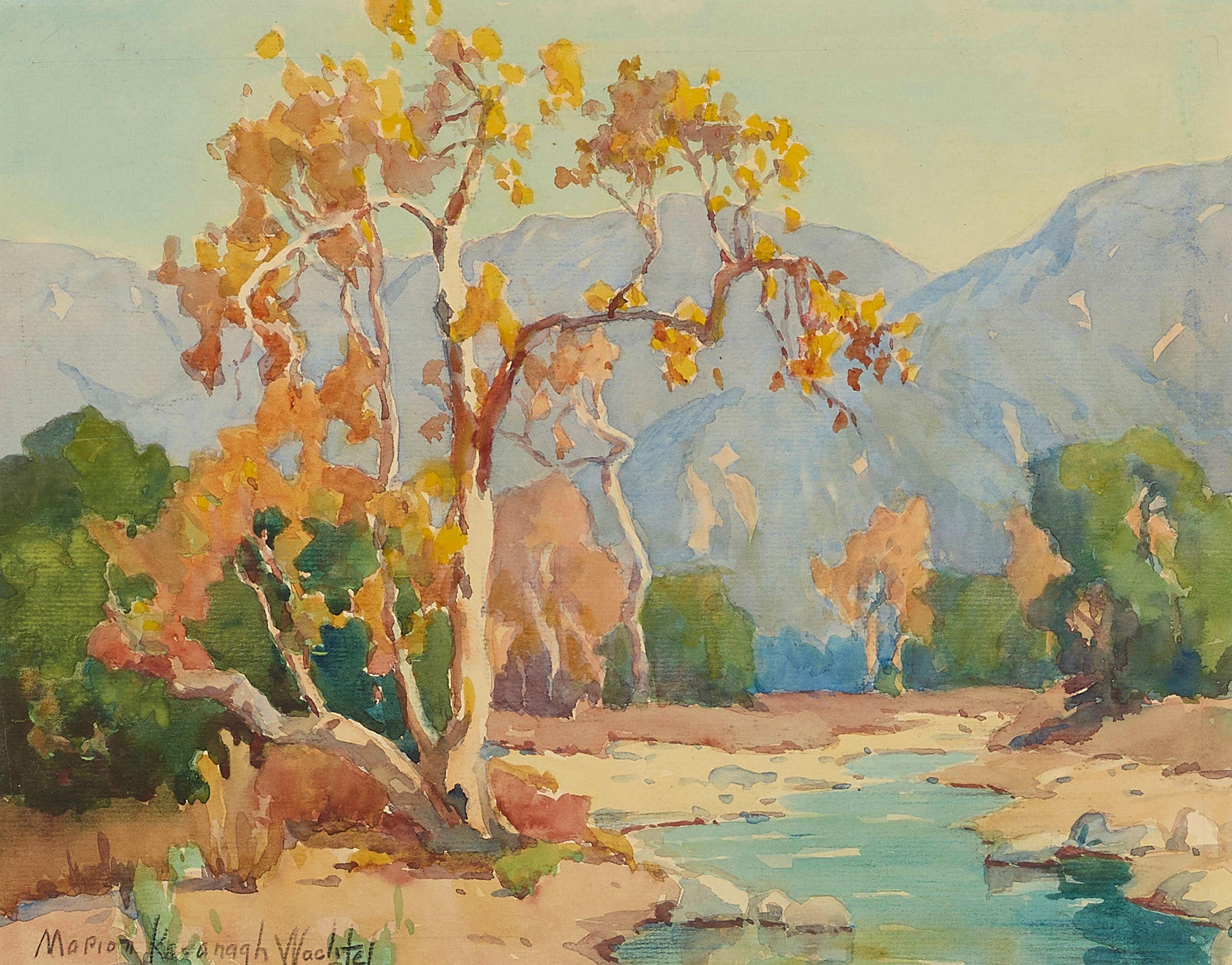 Marion Kavanagh Wachtel - Trees Near the Arroyo