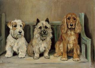 Marion Rodger Hamilton Harvey - Three Friends