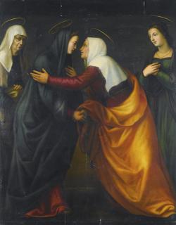 Mariotto Di Biagio Di Bindo Albertinelli - The Visitation