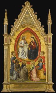 Mariotto Di Nardo - Christ And The Virgin In Glory With Six Saints