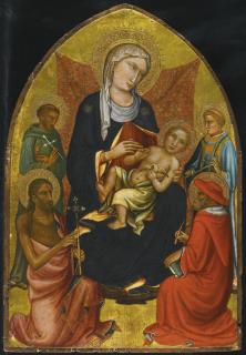 Mariotto Di Nardo - The Madonna And Child With Saints John The Baptist, Francis, Lawrence And Jerome