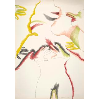 Marisol Escobar - Rainbow People; Lizard Kiss, Erotic; Untitled (4 works)