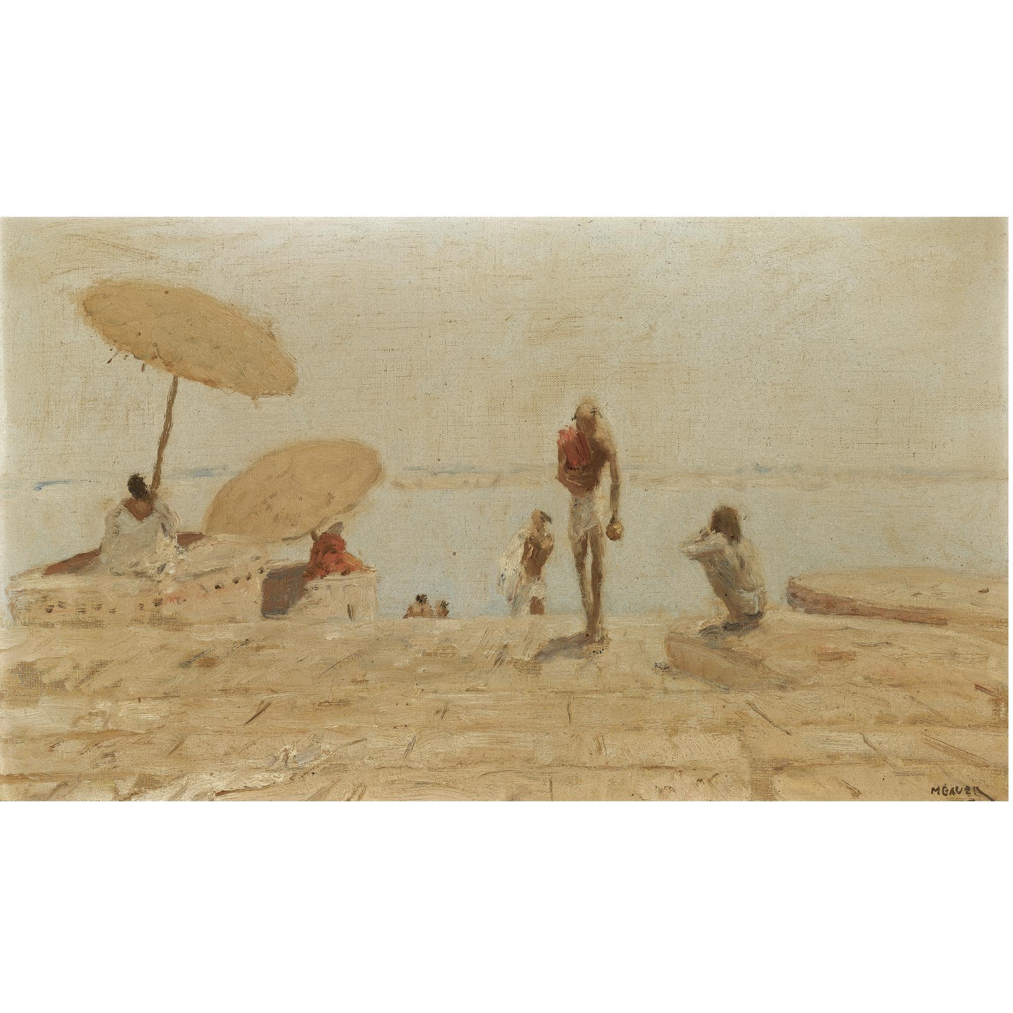 Marius Alexander Jacques Bauer - Dutch \'Aan De Ganges\'