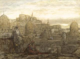 Marius Bauer - On the roofs, Cairo