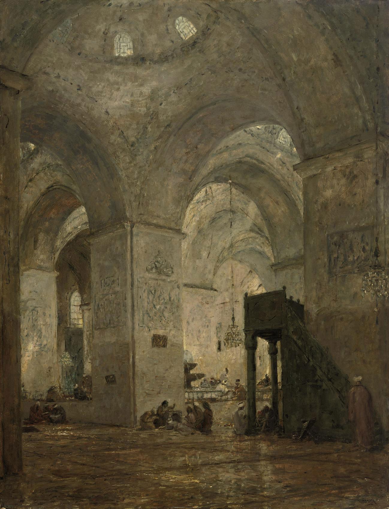 Marius Bauer - Oosterse Moskee: interior of the Ulu mosque in Bursa, Turkey