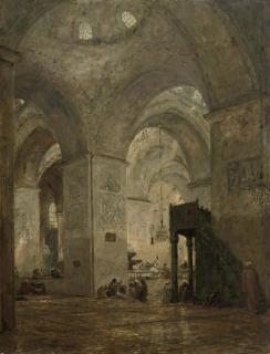 Marius Bauer - Oosterse Moskee: interior of the Ulu mosque in Bursa, Turkey