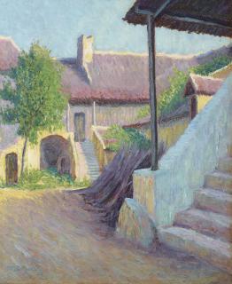 Marius Borgeaud - Entrée de ferme, 1905