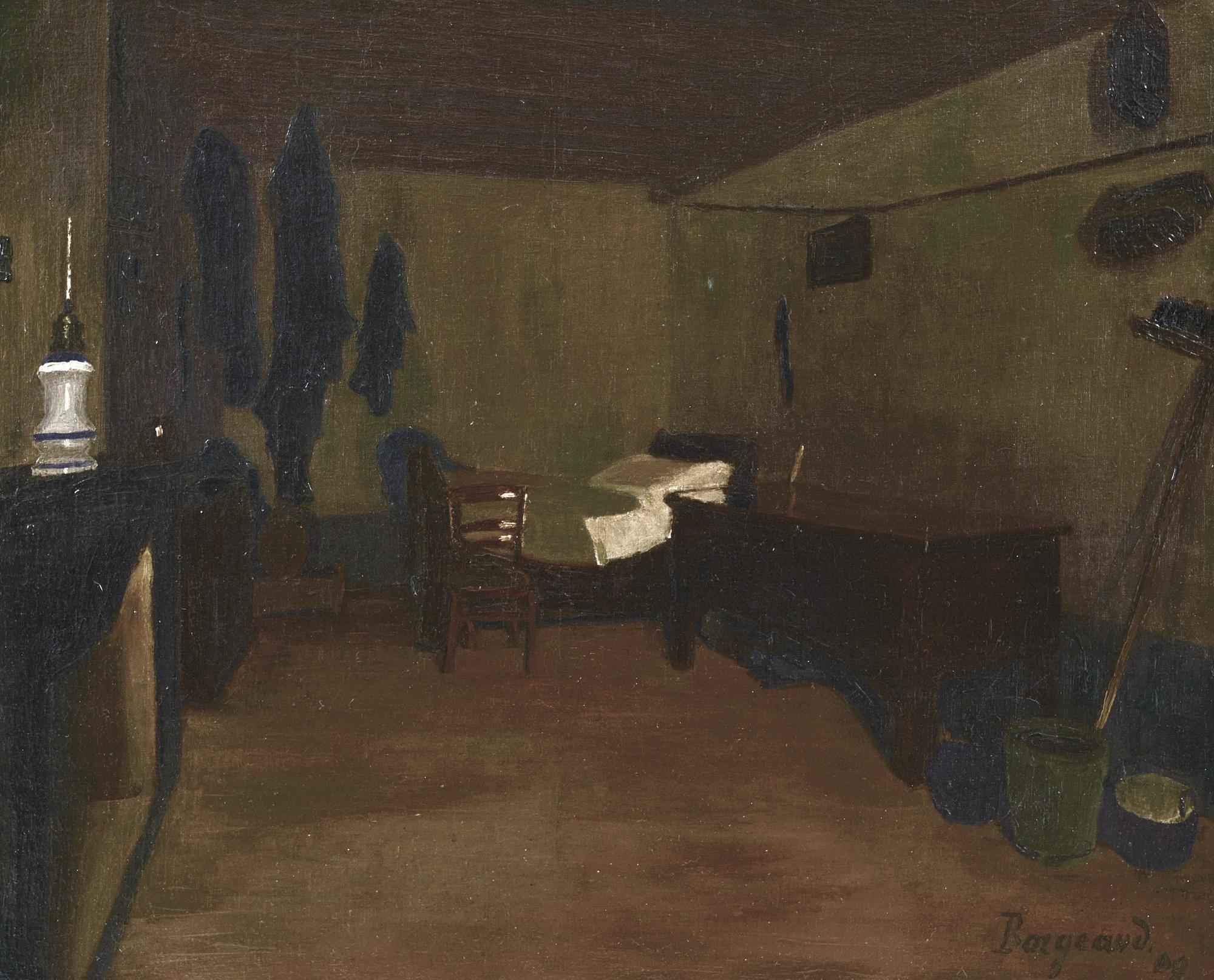 Marius Borgeaud - Intérieur Breton, 1909