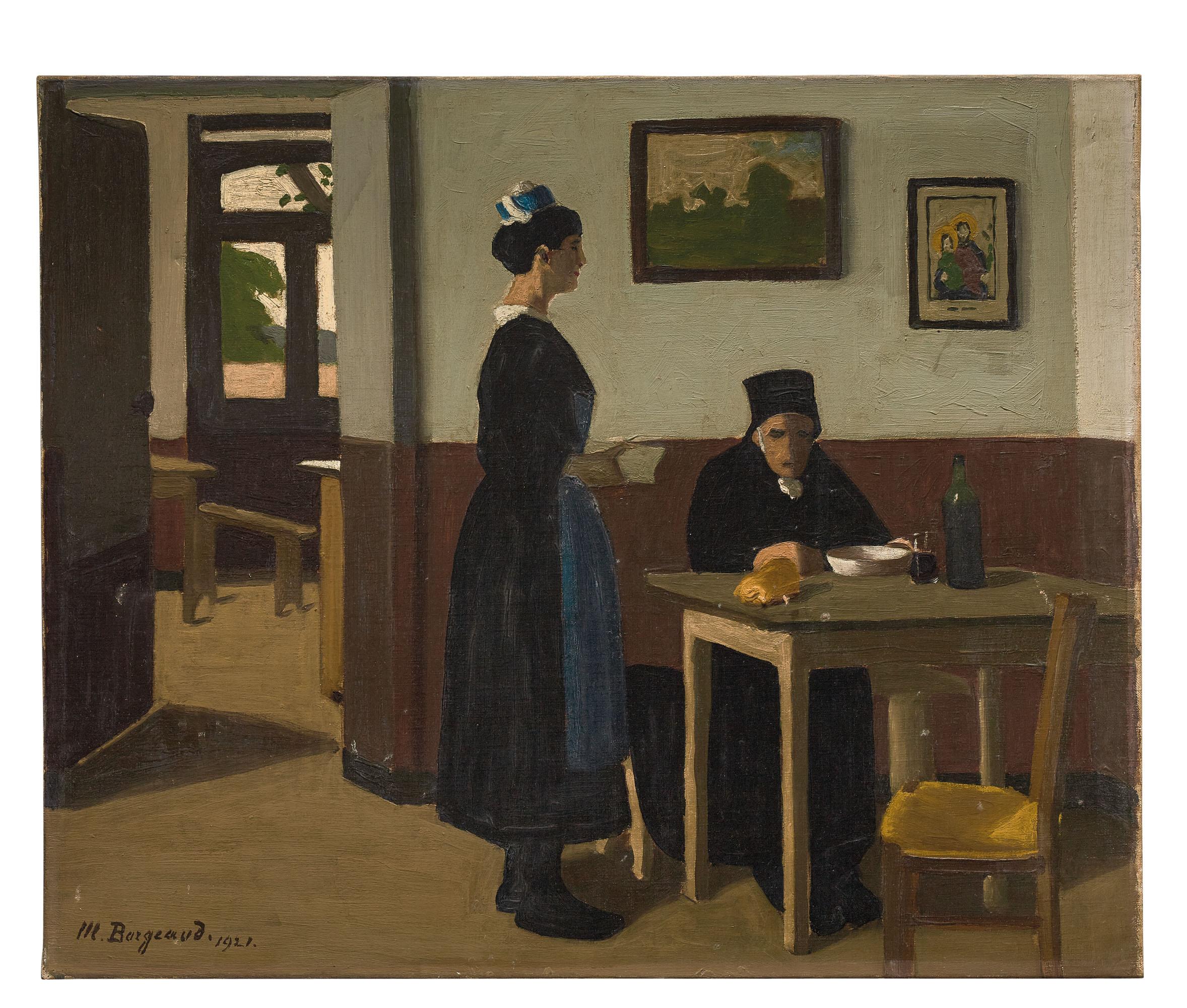 Marius Borgeaud - La table verte