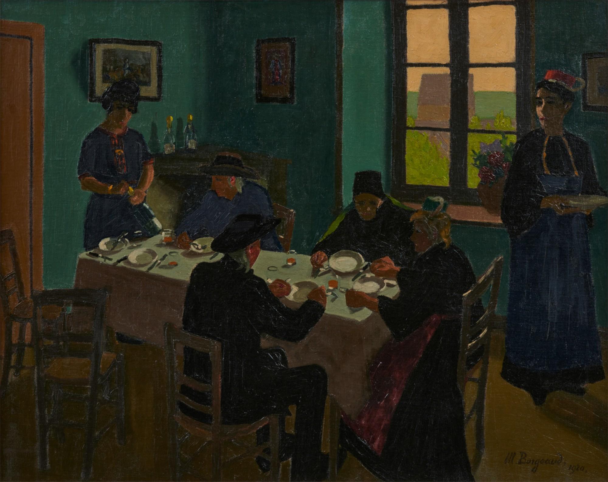 Marius Borgeaud - Le banquet de la Bretonne, 1920