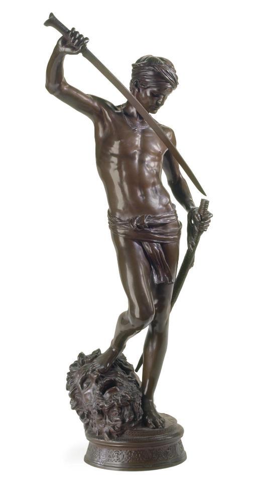 Marius Jean Antonin Mercié - David après le combat