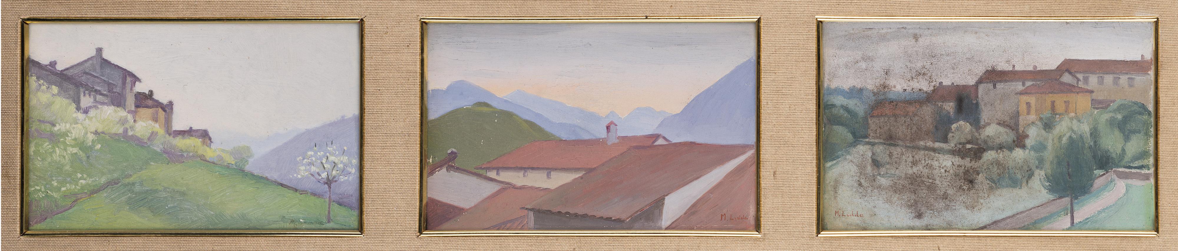 Marius Ledda - Paesaggi con case