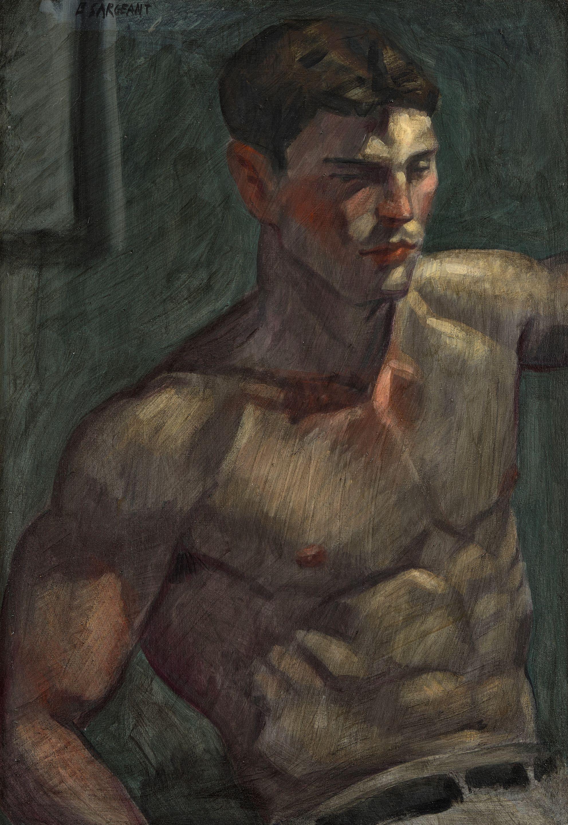 Mark Beard - Unidentified Seated Male Torso