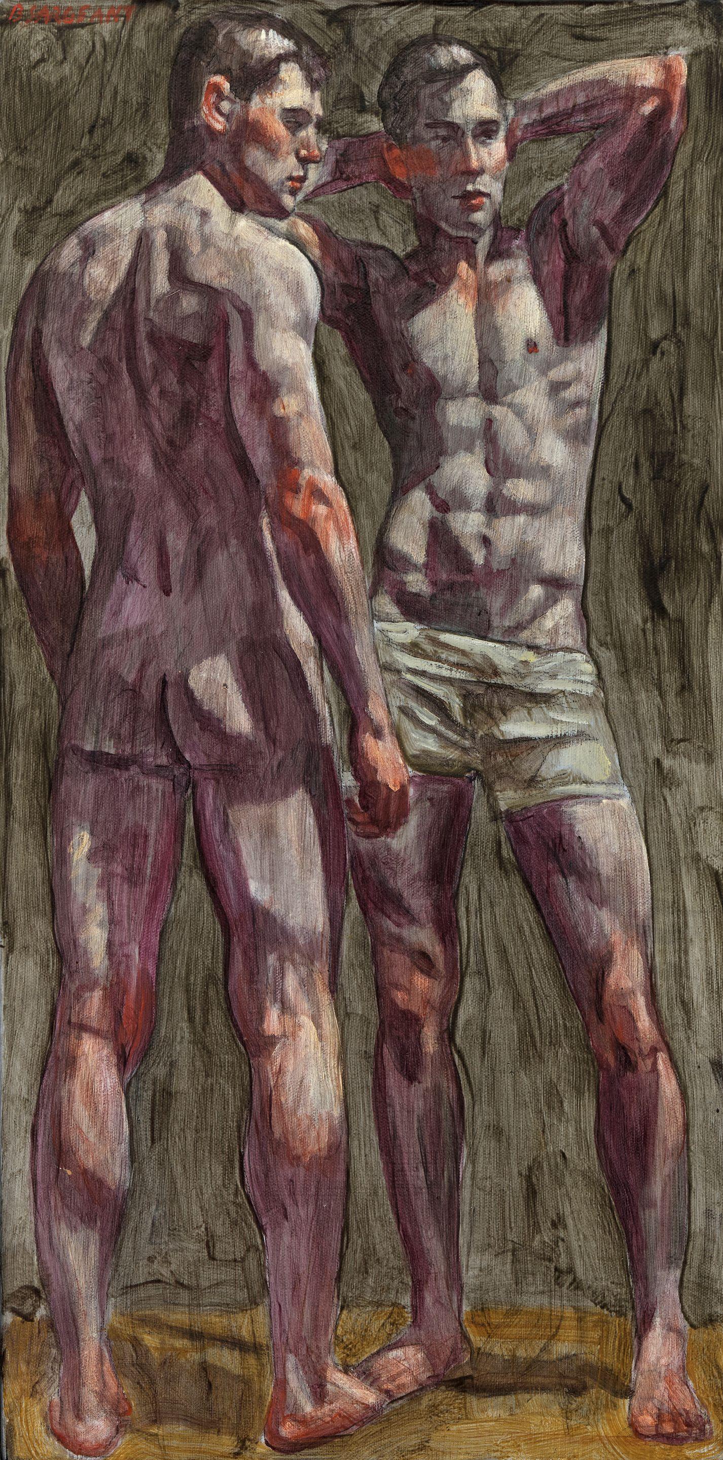 Mark Beard - Untitled (Two Standing Men)