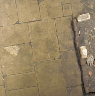 Mark Boyle - Sandstone Study with Bricks and working Glove