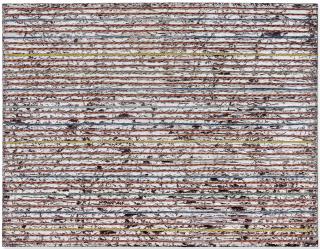 Mark Bradford - Bear Running from the Shotgun