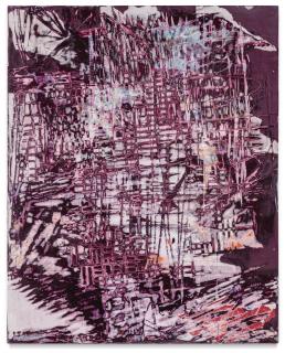 Mark Bradford - Scratch Pink