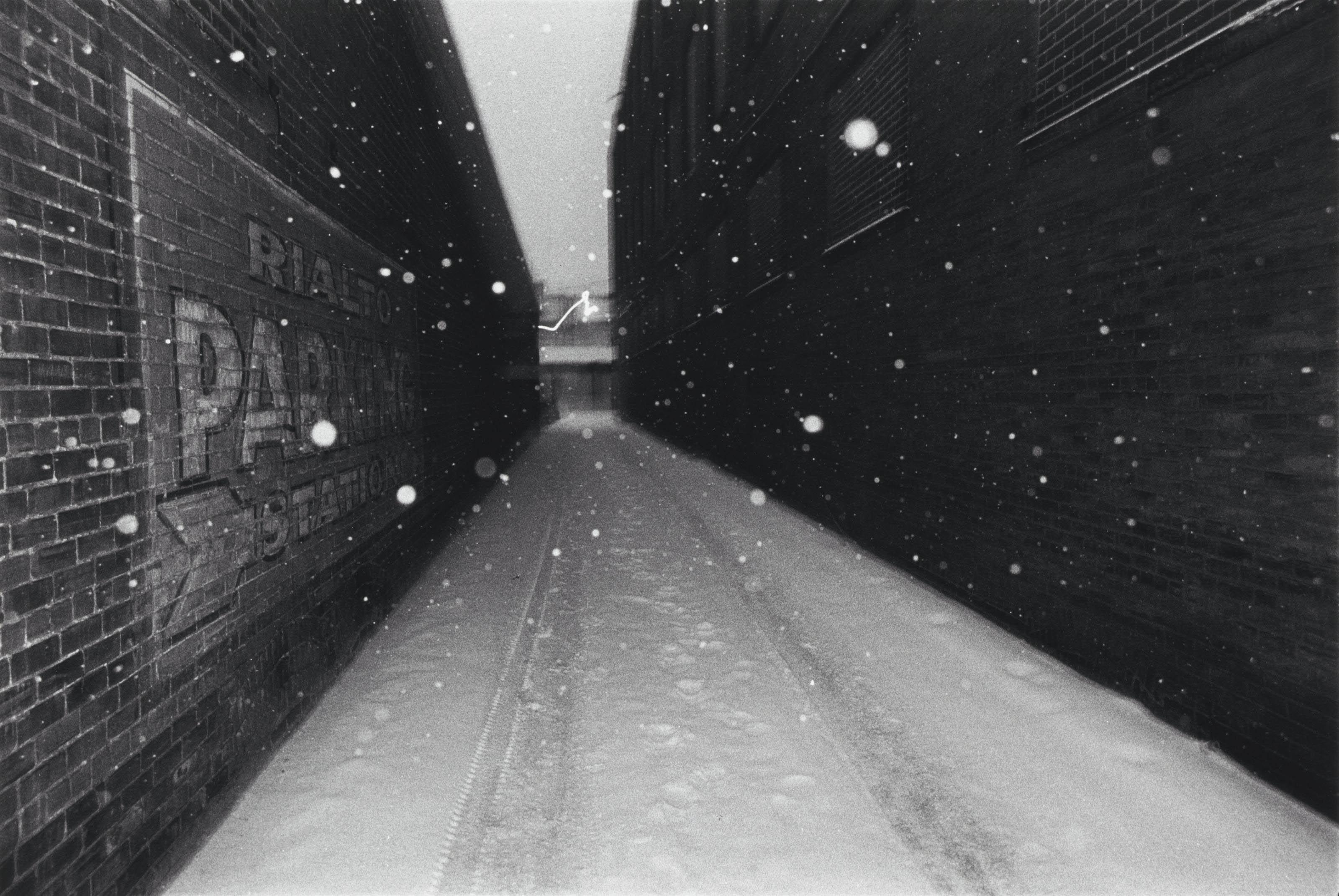 Mark Cohen - Snow in Alley, 1975-1976
