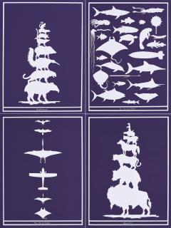 Mark Dion - Konvolut von 4 Serigrafien.