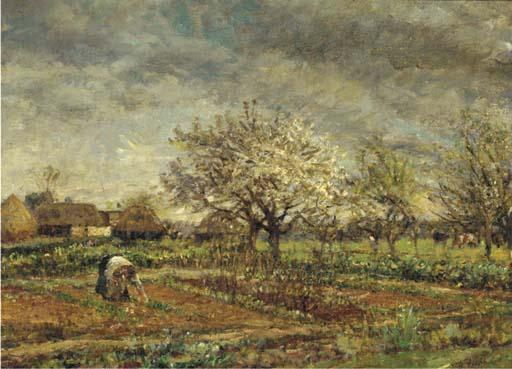 Mark Fisher, R.A. - Kitchen Garden, Widdington