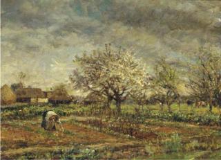 Mark Fisher, R.A. - Kitchen Garden, Widdington