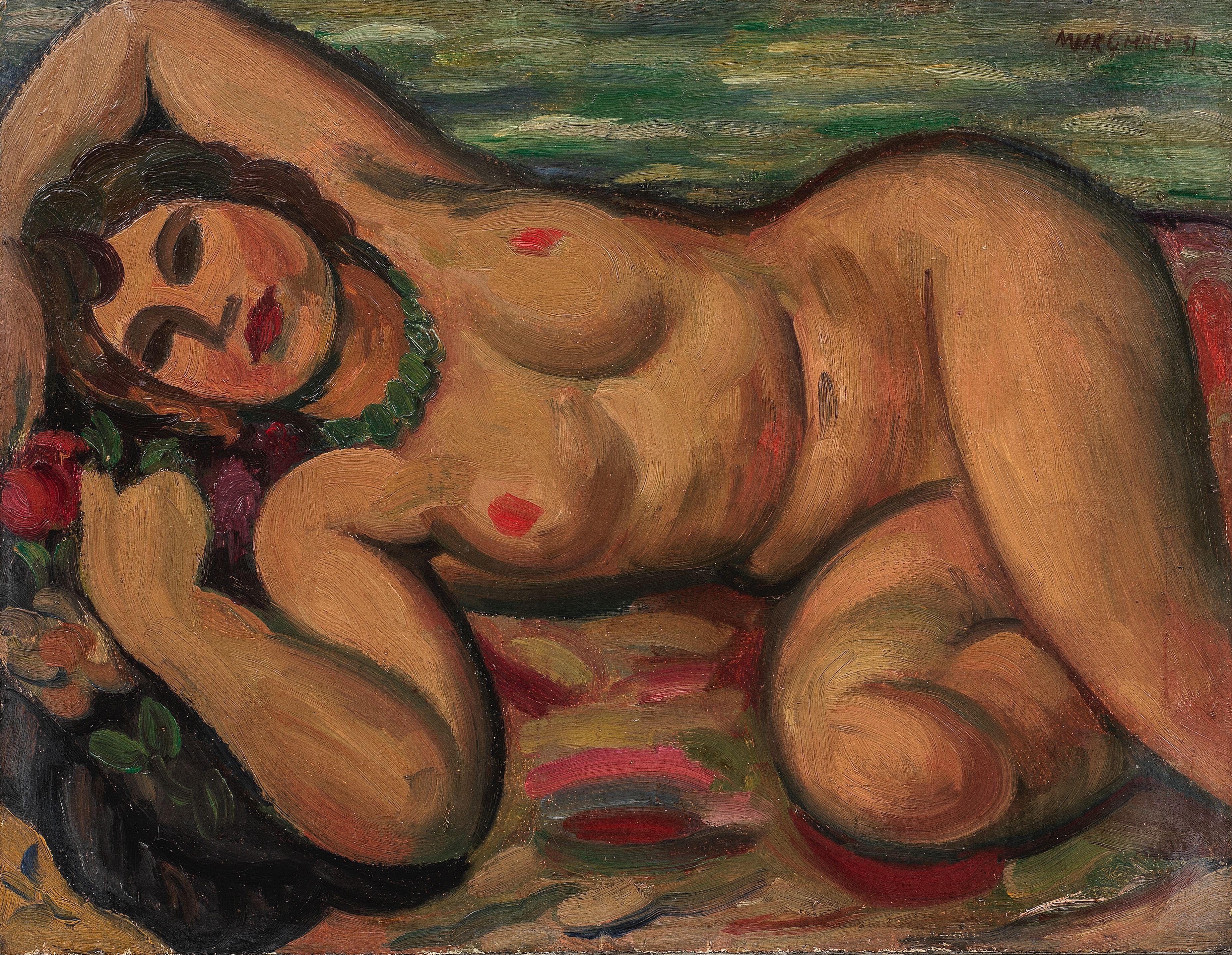 Mark Gertler - Nude Study