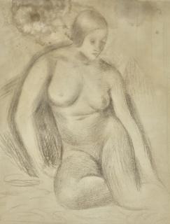 Mark Gertler - Nude Study