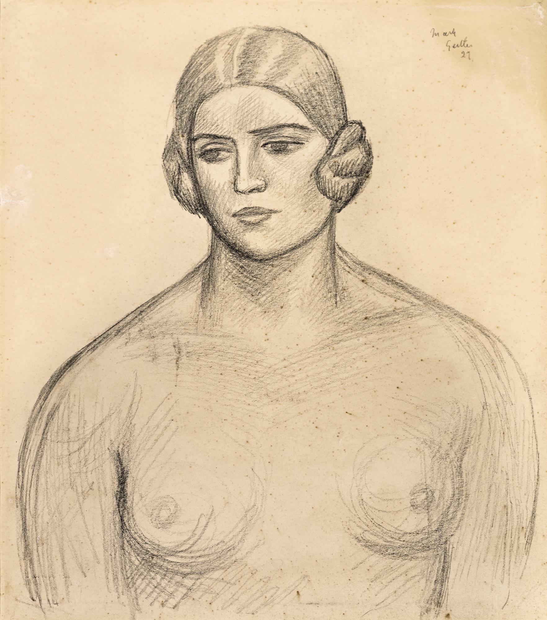 Mark Gertler - Portrait Of A Woman