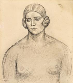 Mark Gertler - Portrait Of A Woman