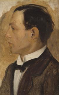 Mark Gertler - Portrait of Jack, the artist\'s brother