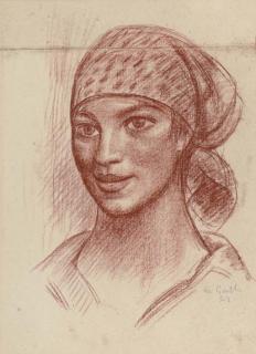 Mark Gertler - Portrait of Lydia Sherwood
