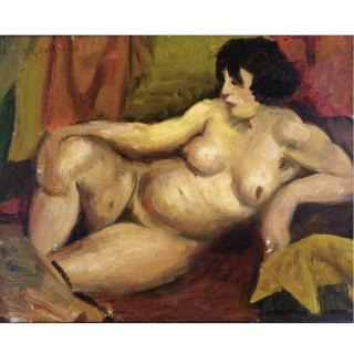 Mark Gertler - Reclining Nude
