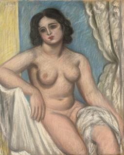 Mark Gertler - Seated Nude (Celia Dennis)