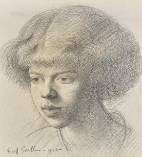 Mark Gertler - Study for The Violinist