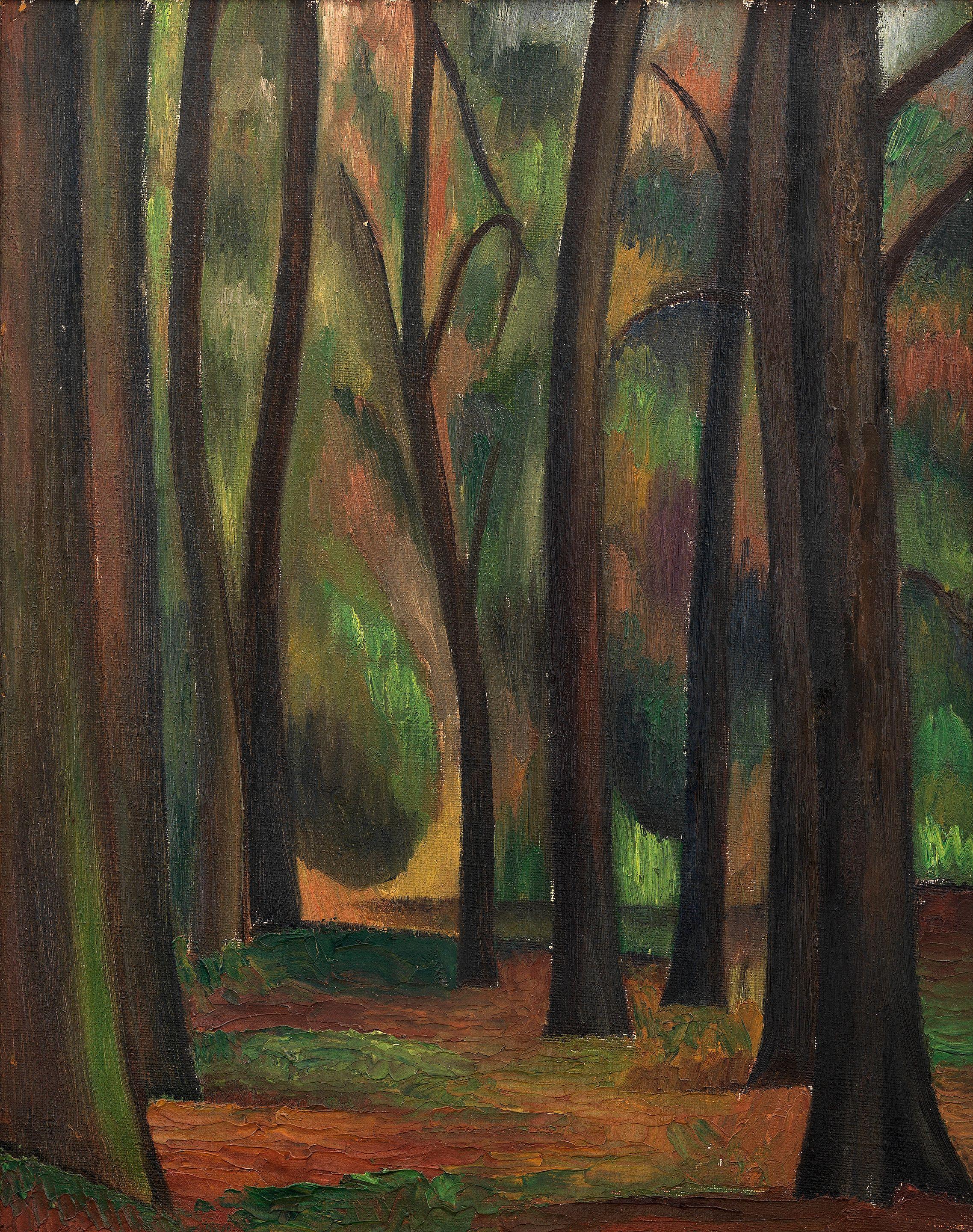 Mark Gertler - Trees at Garsington