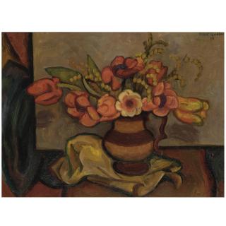 Mark Gertler - Tulips And Mimosa