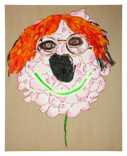 Mark Grotjahn - Angry Flower (Big Nose, Baby Moose)