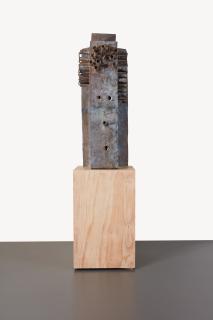 Mark Grotjahn - Untitled (African, Gated Front and Back Mask M34.b)