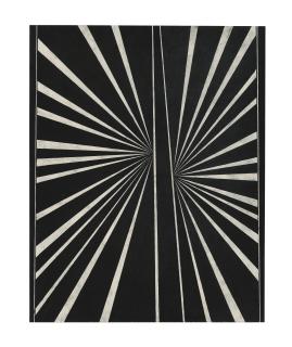 Mark Grotjahn - Untitled (Black and Cream Butterfly)