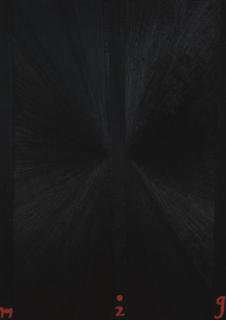 Mark Grotjahn - Untitled (Black Butterfly M02G)