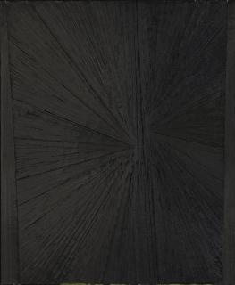 Mark Grotjahn - Untitled (Black Butterfly Over Lime)