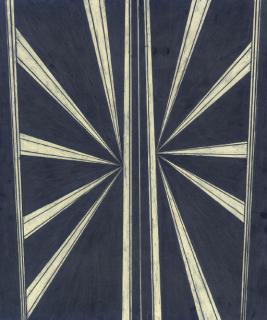 Mark Grotjahn - Untitled (Black Butterfly)