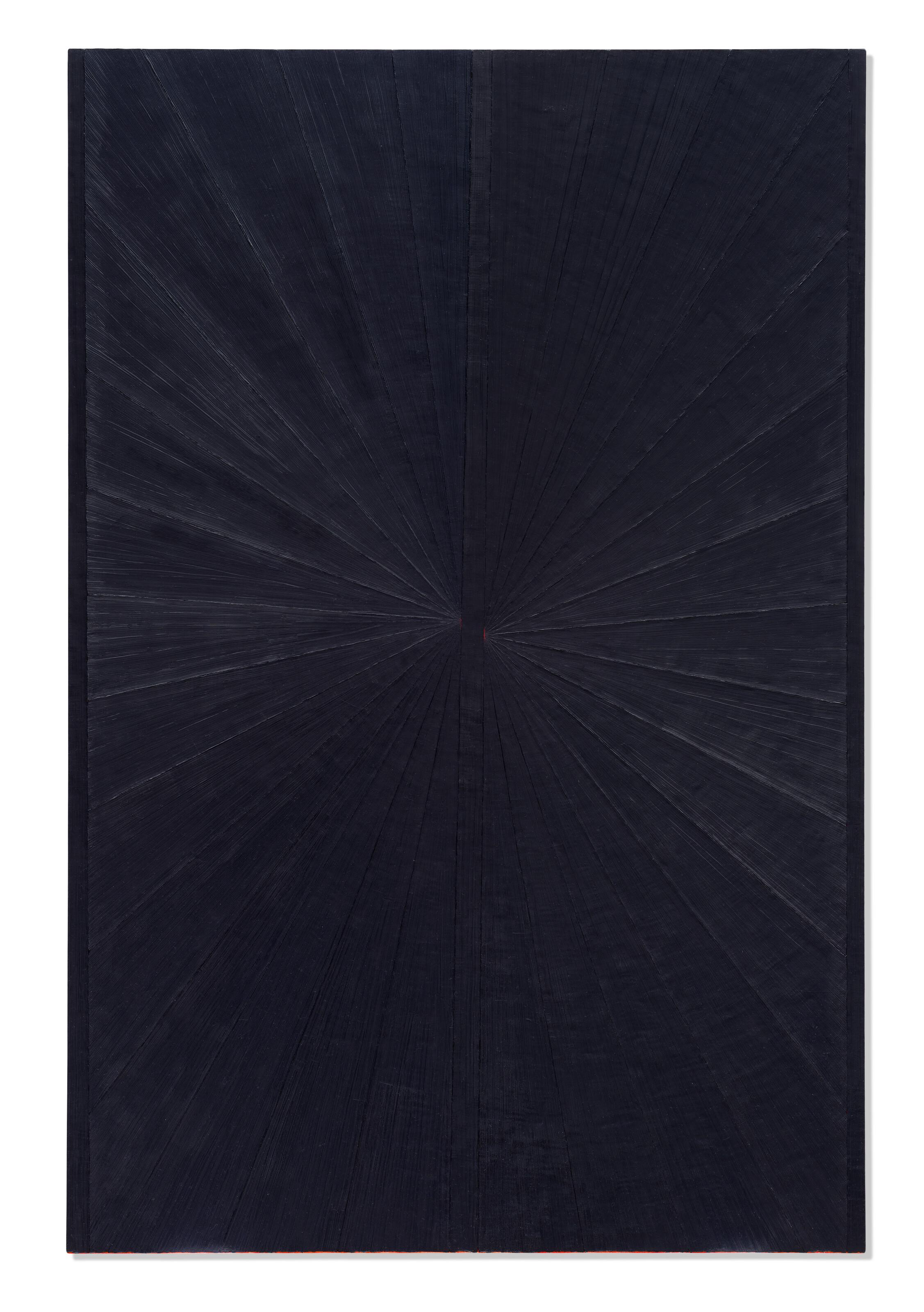 Mark Grotjahn - Untitled (Blue Butterfly Light to Dark V 655)