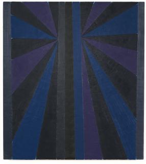 Mark Grotjahn - Untitled (Blue Butterfly)