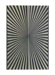 Mark Grotjahn - Untitled Butterfly (Black + Cream-Cicle) #682