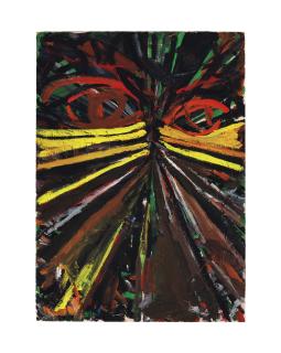 Mark Grotjahn - Untitled (Butterfly Face)