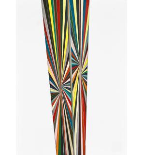 Mark Grotjahn - Untitled (Colored Butterfly White Sides 691)